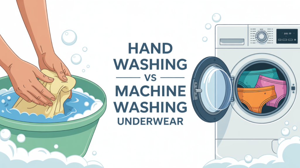 Hand Washing vs Machine Washing Underwear