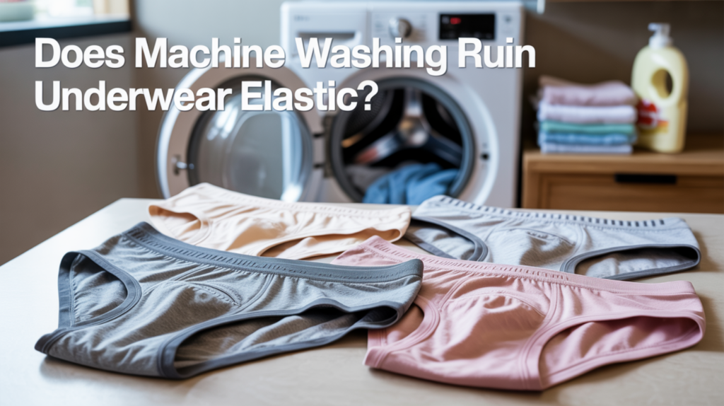 Does Machine Washing Ruin Underwear Elastic?