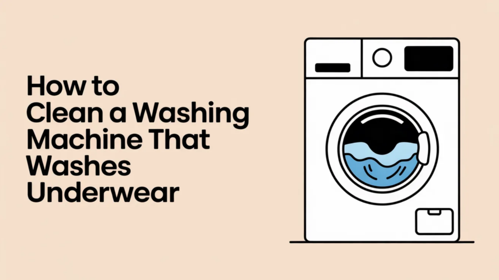 How to Clean a Washing Machine That Washes Underwear